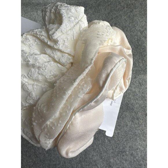 Time And Tru Hair Scrunchie Hair Band Set of 3 Cream Cottagecore Coquette Fairy - Picture 3 of 9
